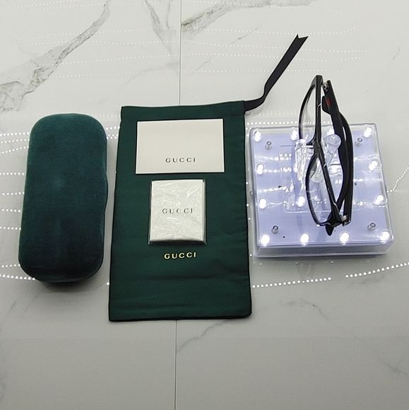 Gucci Rectangle Core Optical Frames - Picture 4 of 6